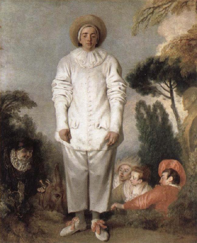 Jean-Antoine Watteau Gilles Norge oil painting art